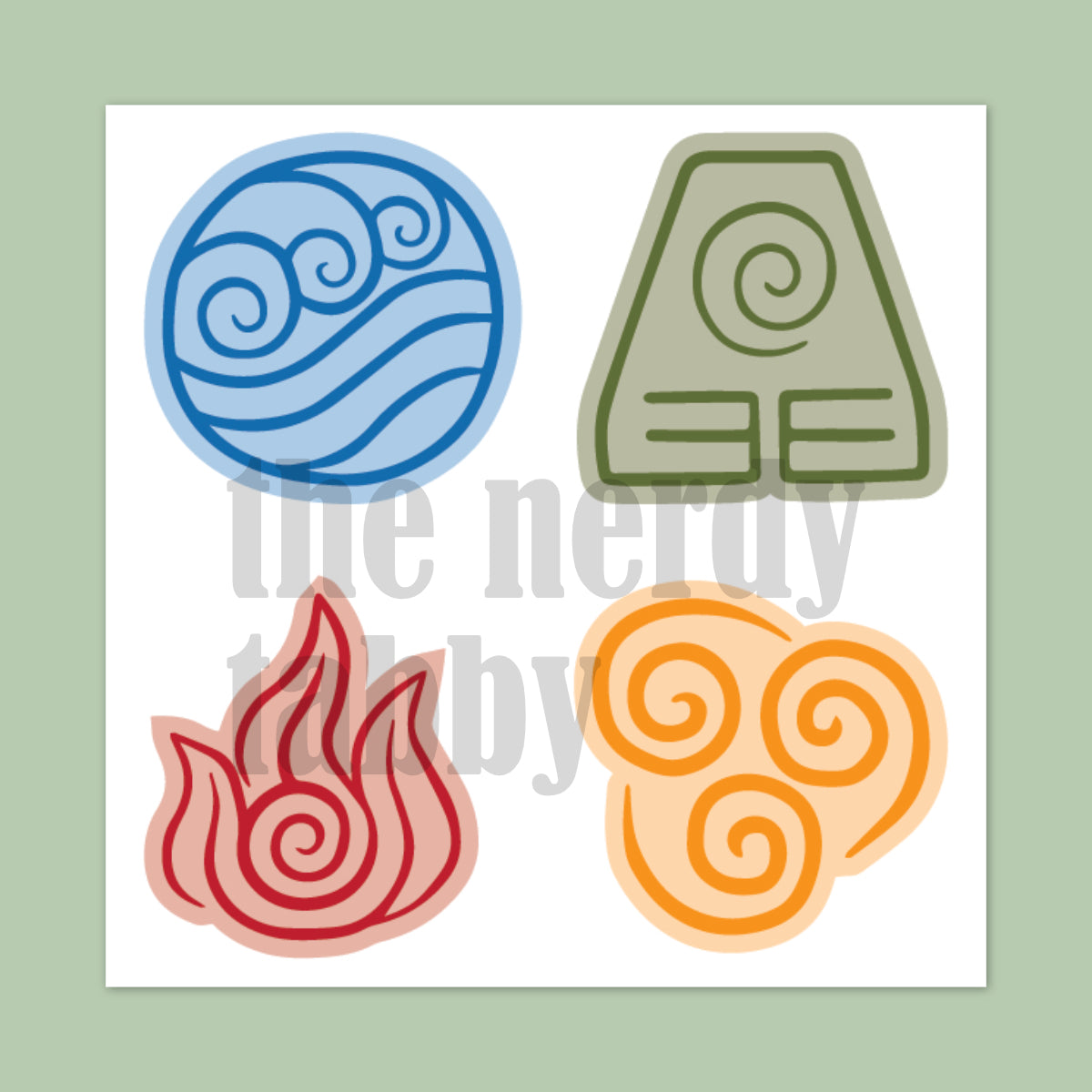 Four Nations Sticker Sheet