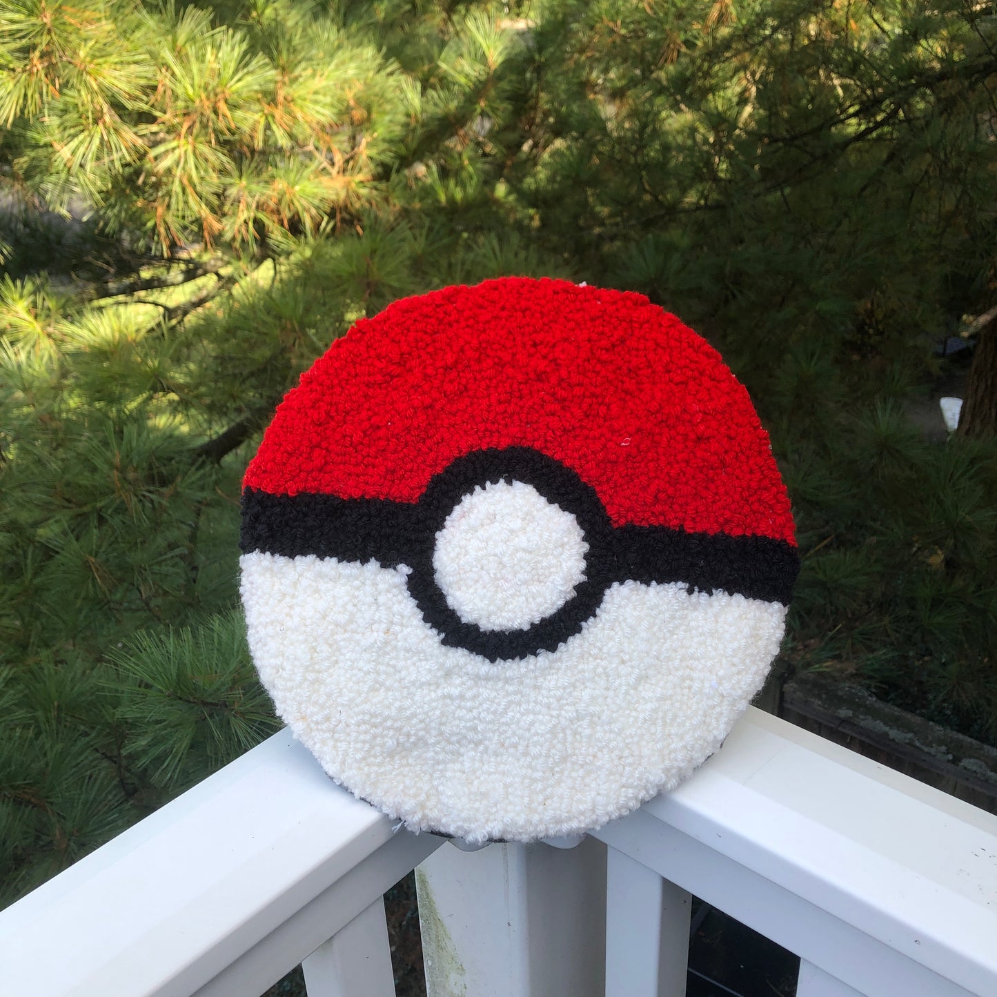 Large Pokeball Rug