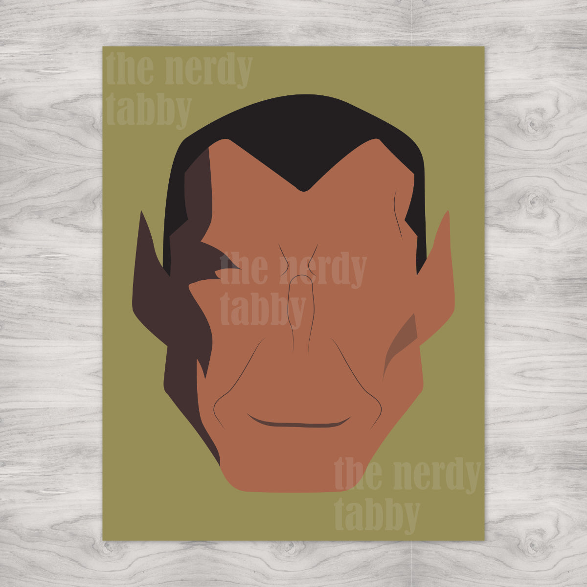 Black Atom Portrait