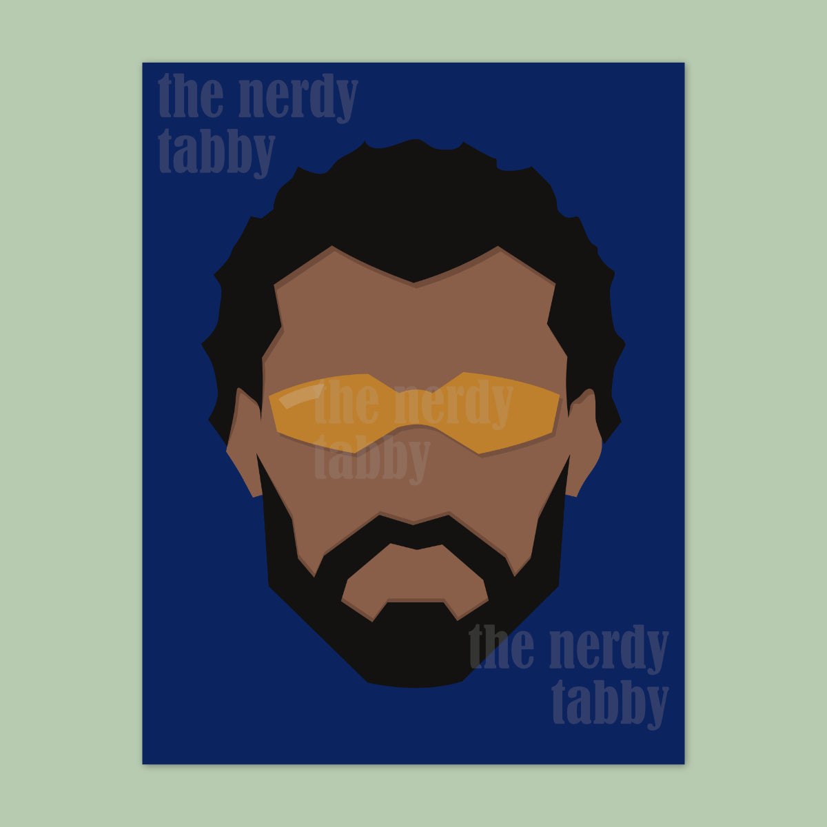 Black Lightning Portrait