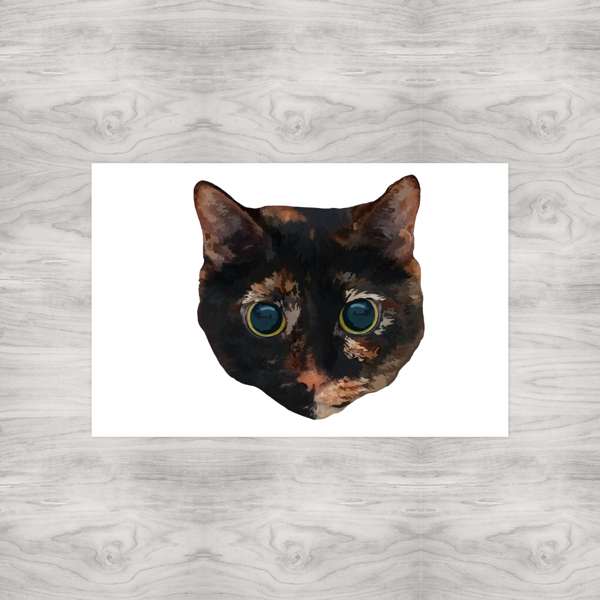 Brindle Cat Portrait