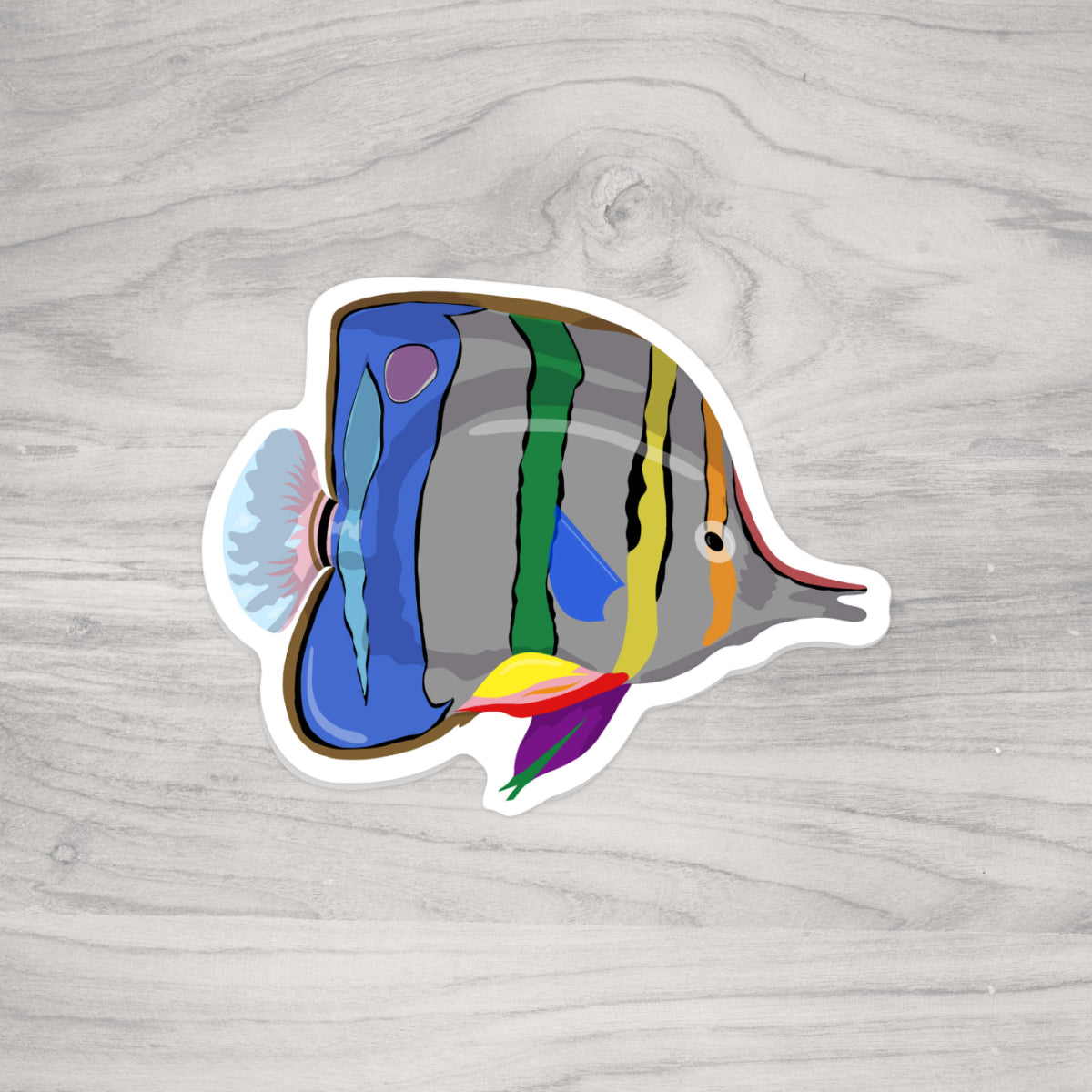 Color Spectrum Angel Sticker