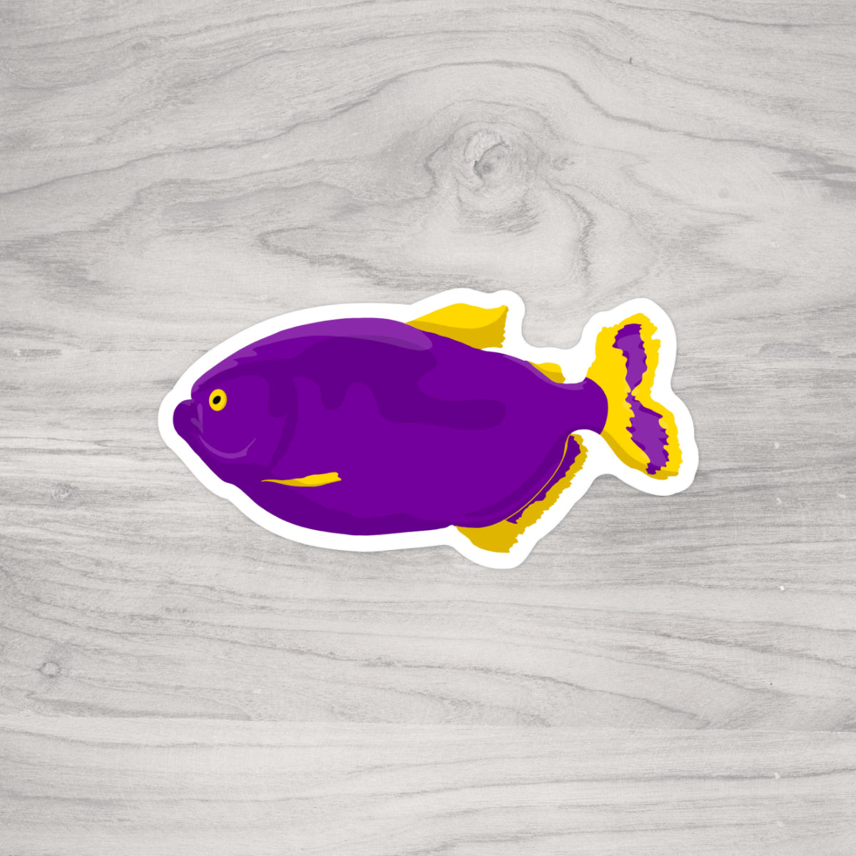 Complimentary Color Piranha Sticker