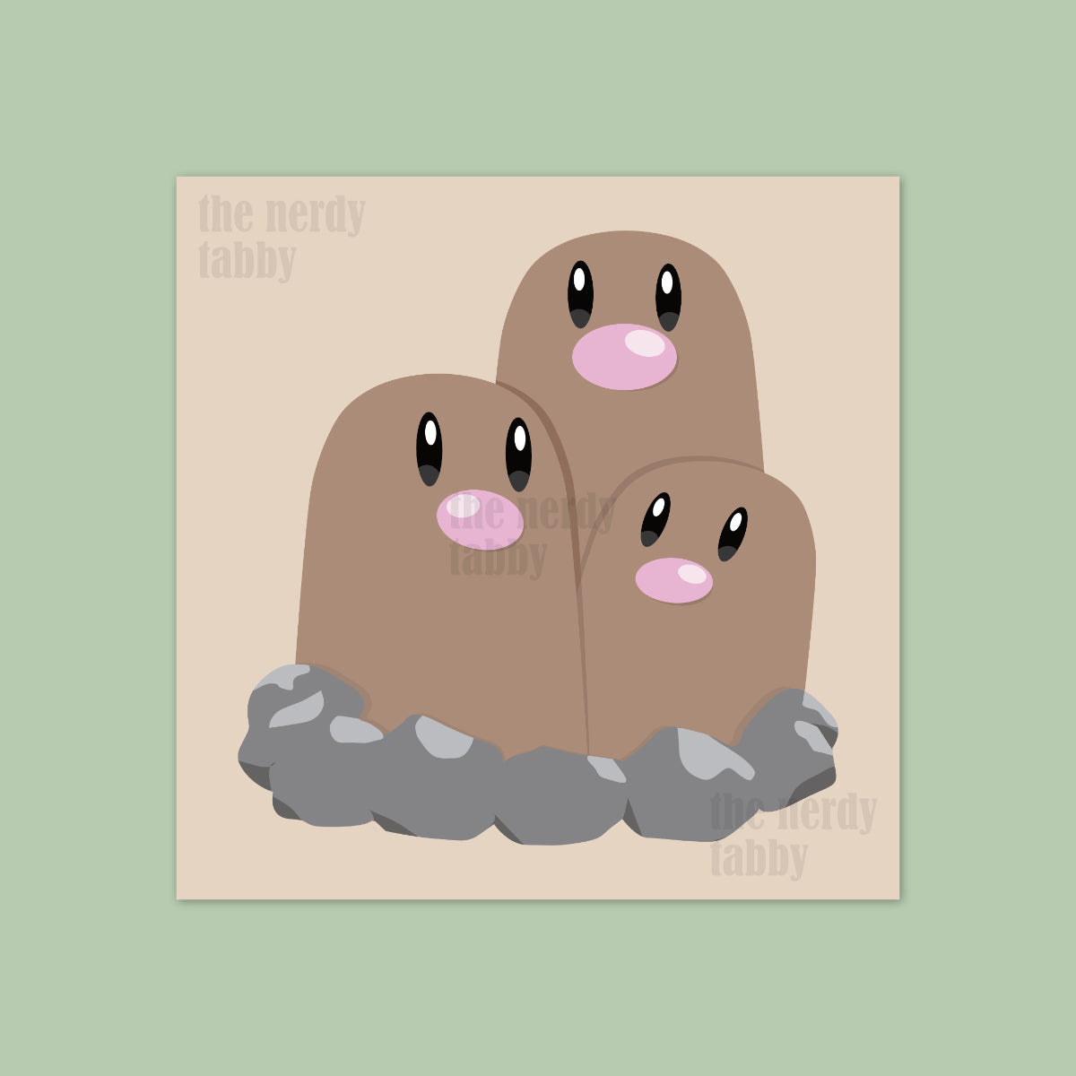 Dugtrio Portrait