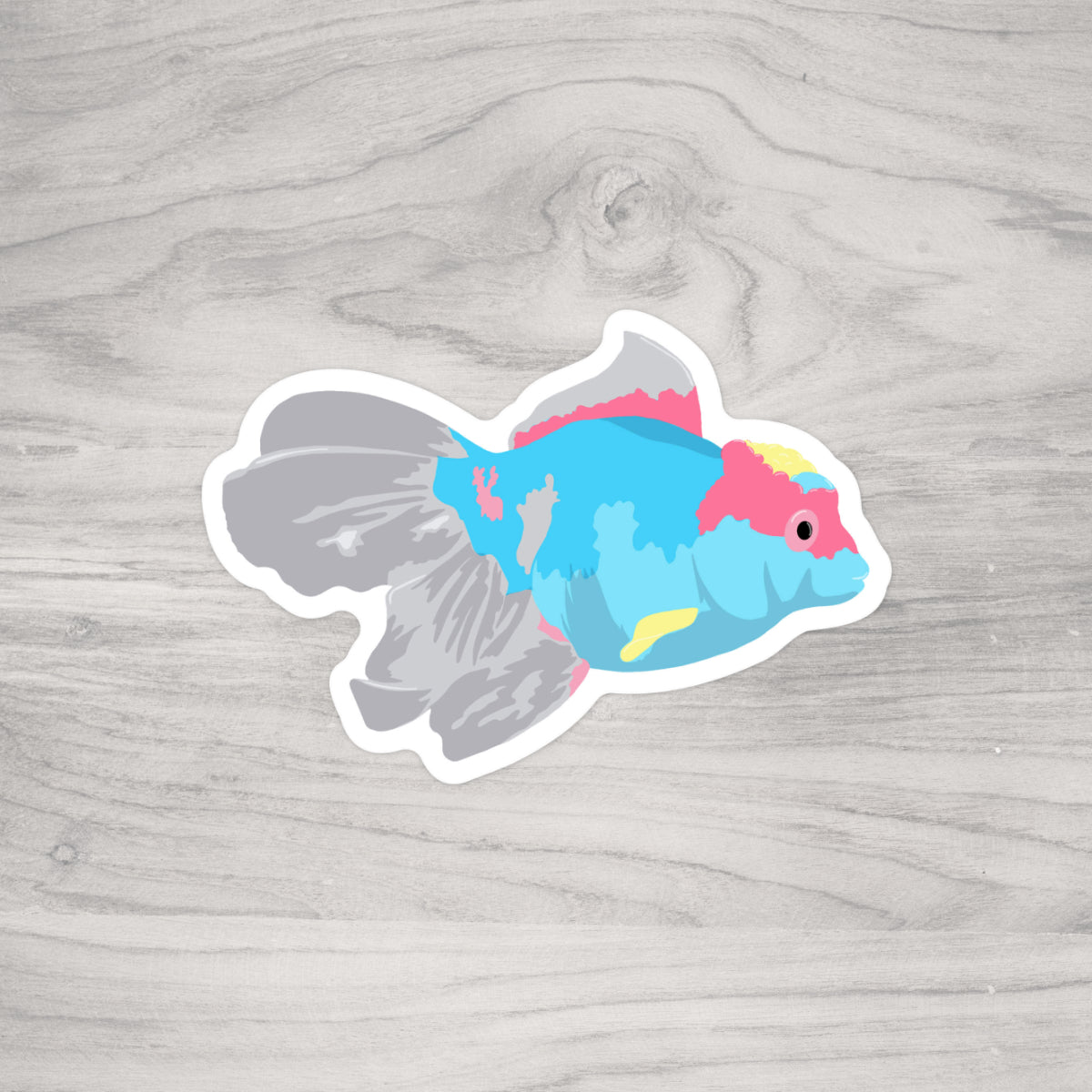 Highlighter Goldfish Sticker