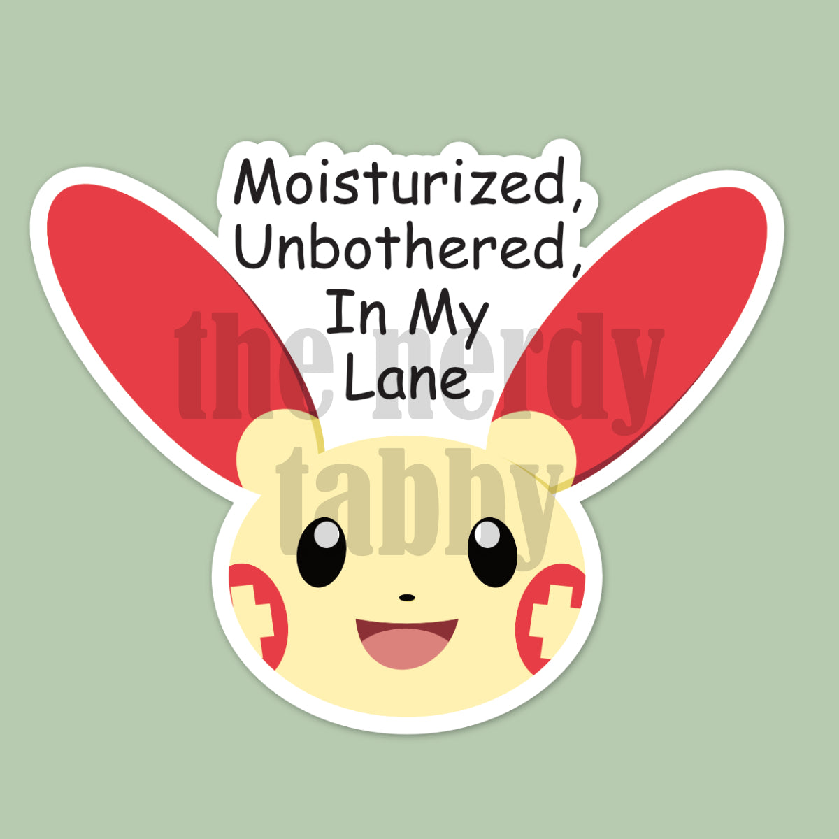Moisterized Sticker