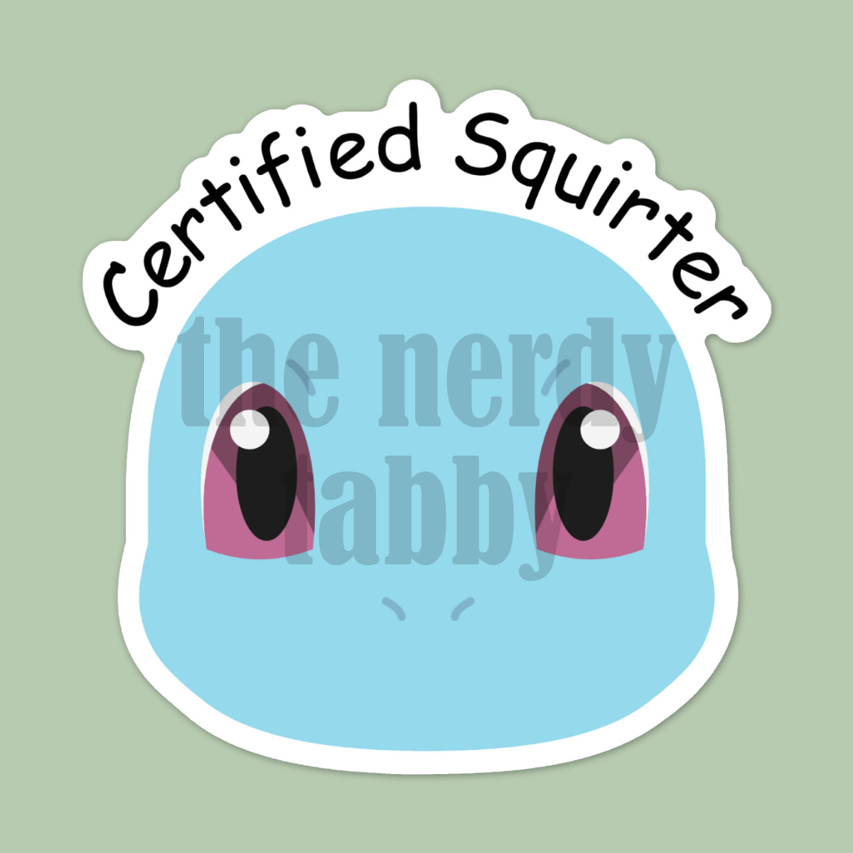 Certified Squirtle Sticker