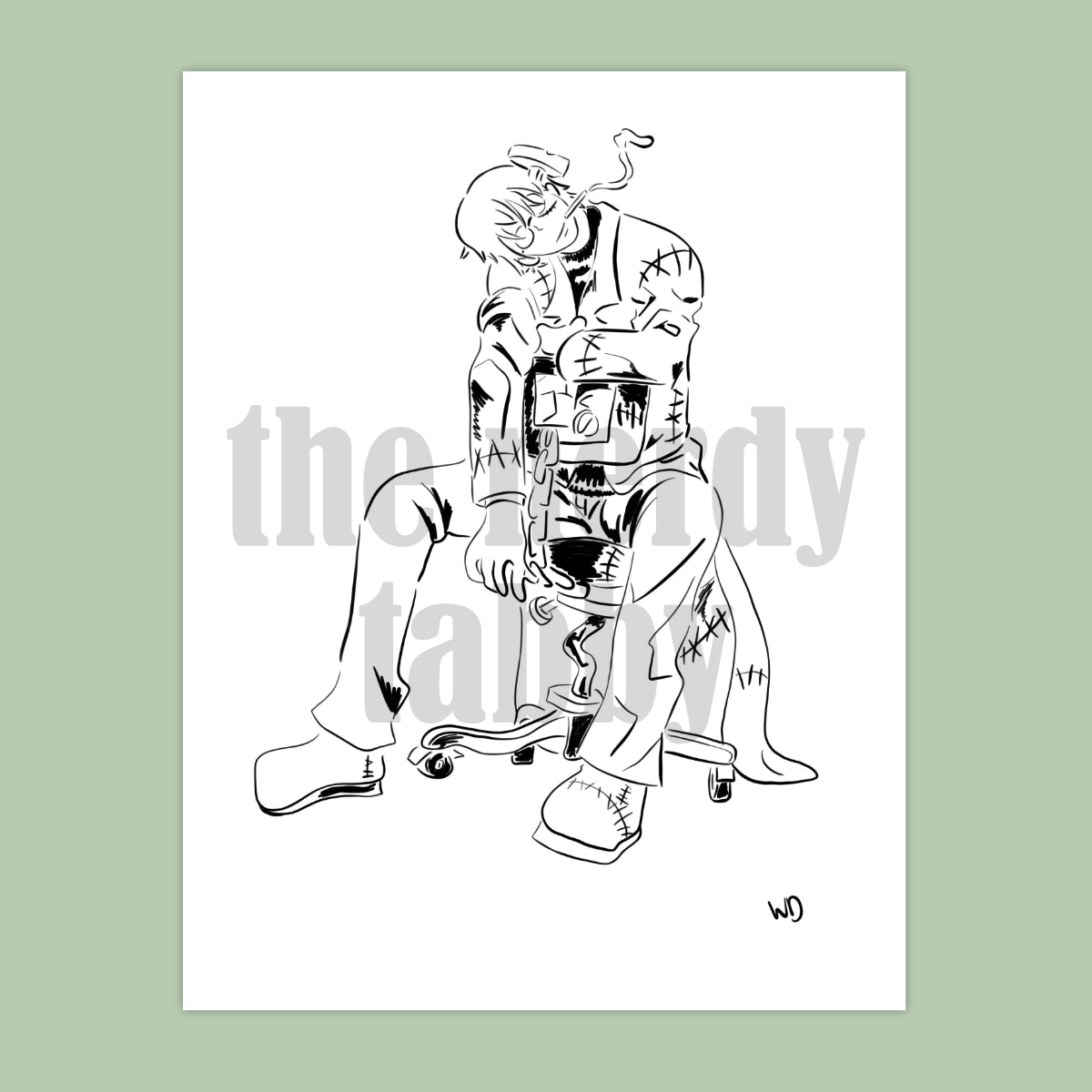 Dr Stein Ink Sketch Print