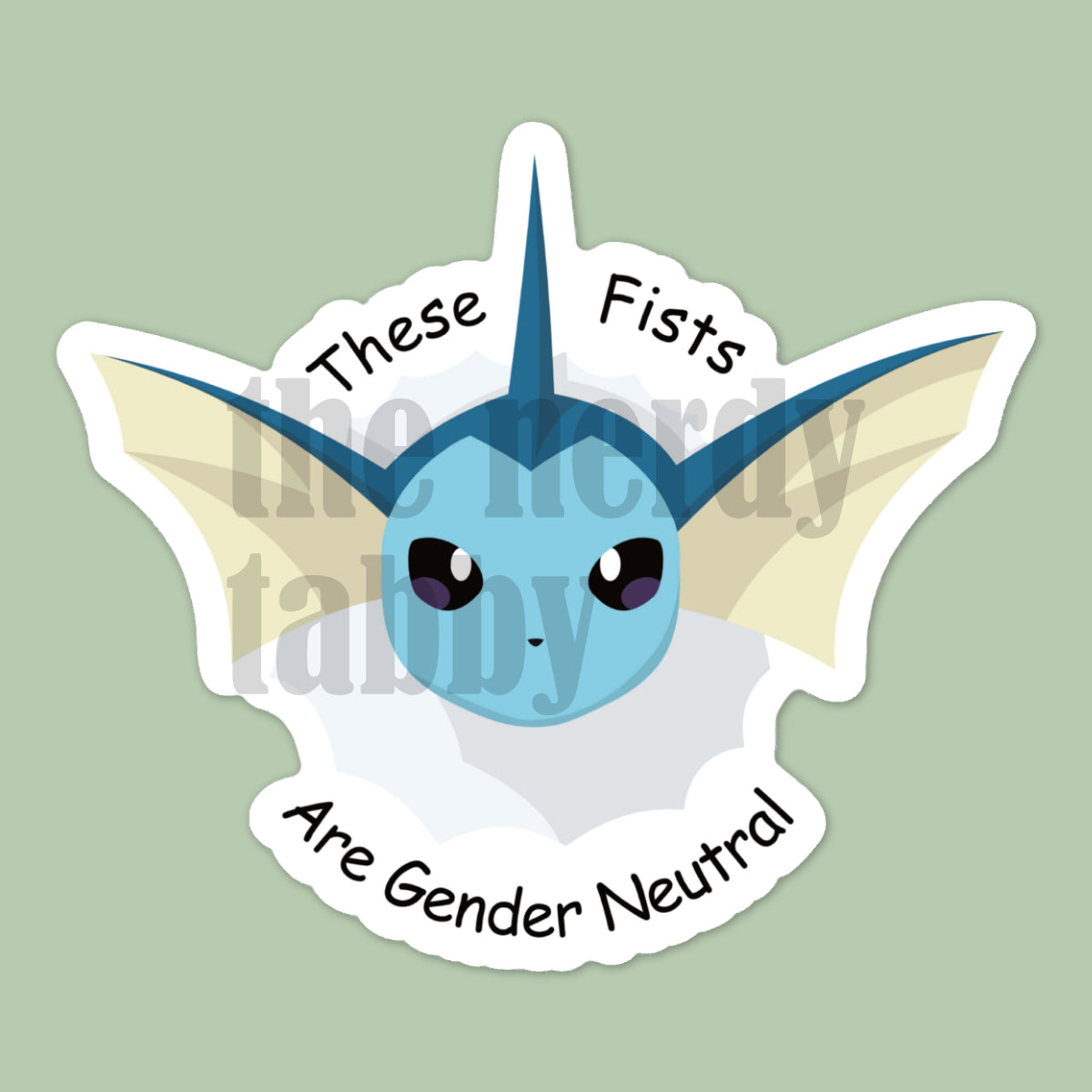 These Fists Are Gender Neutral Sticker