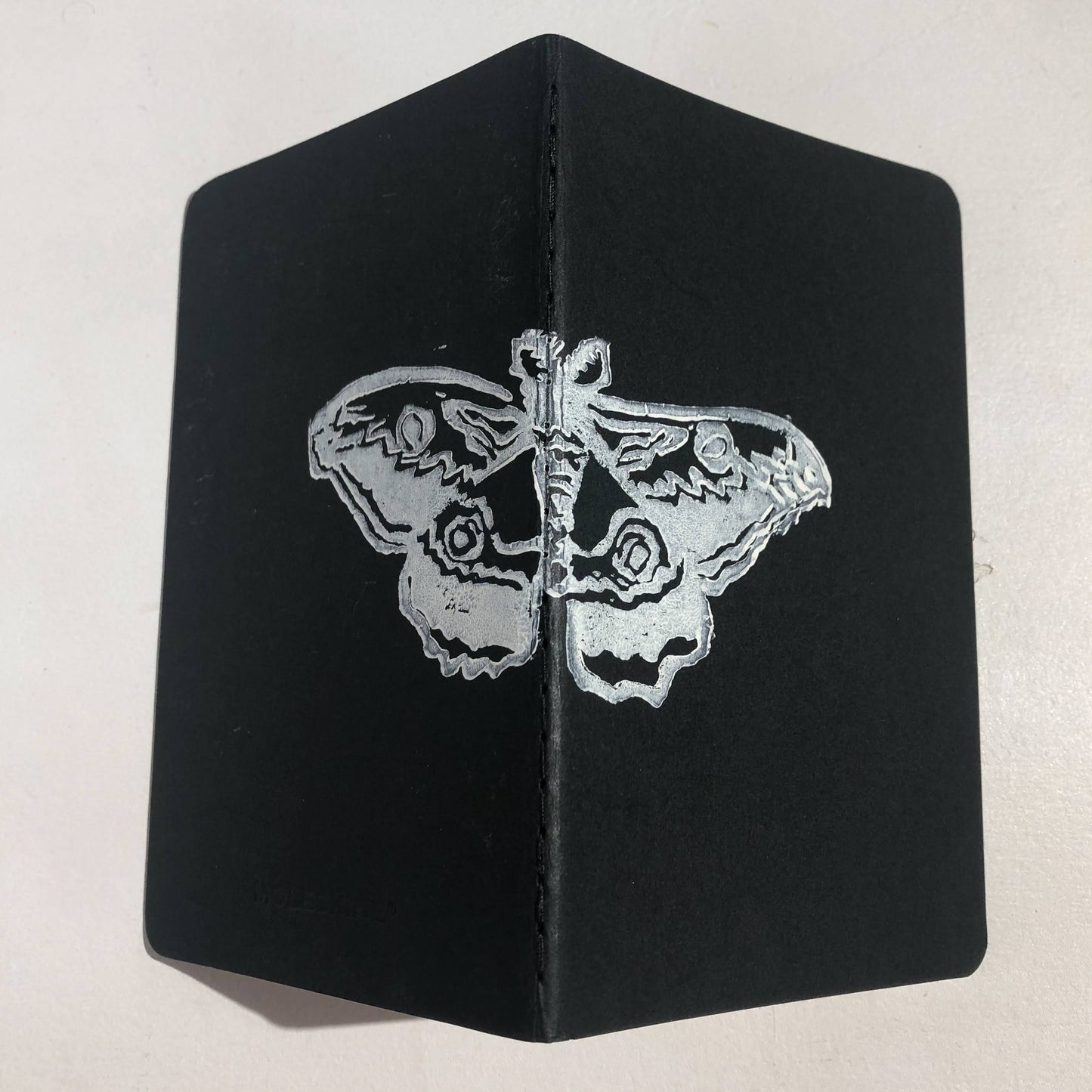 White Moth Small Notebook