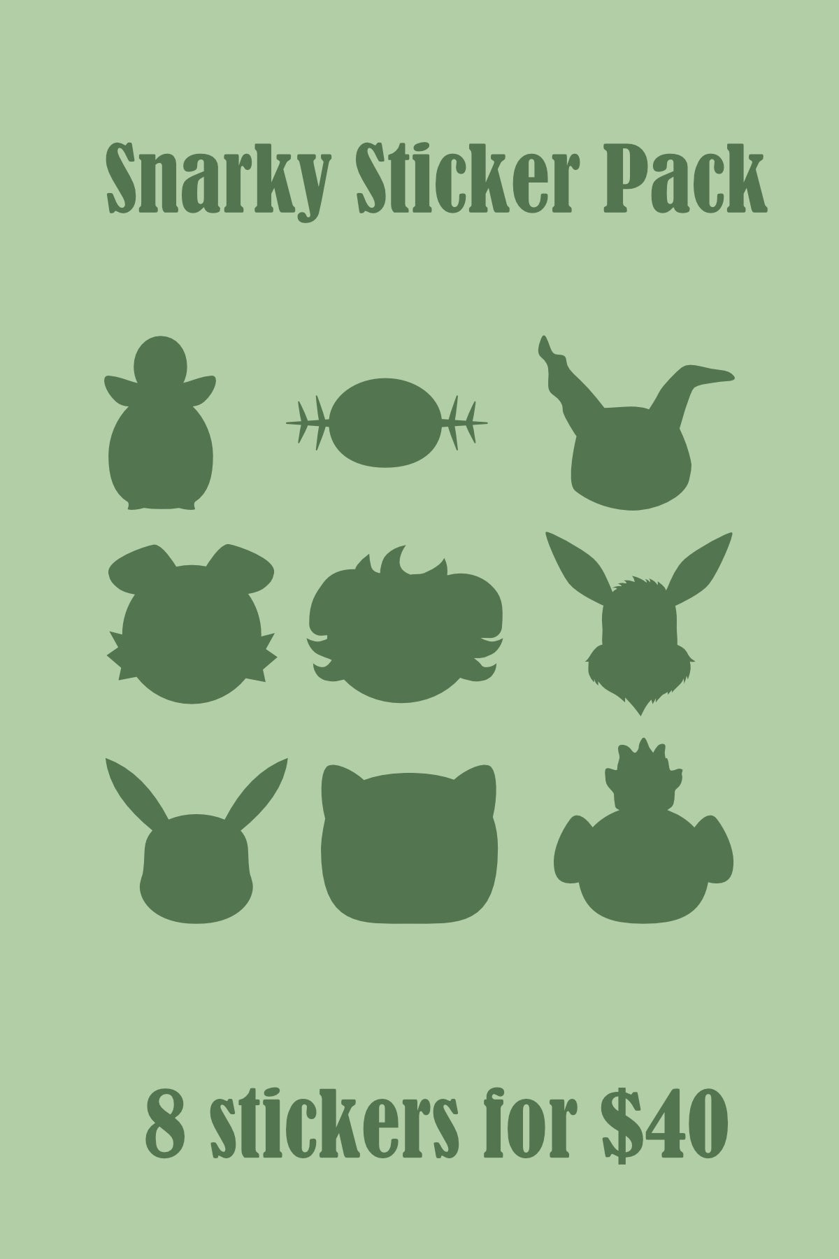 Mystery Snarky Sticker Pack