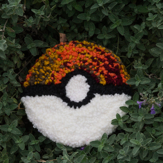 Autumn Small Pokeball Mug Rug