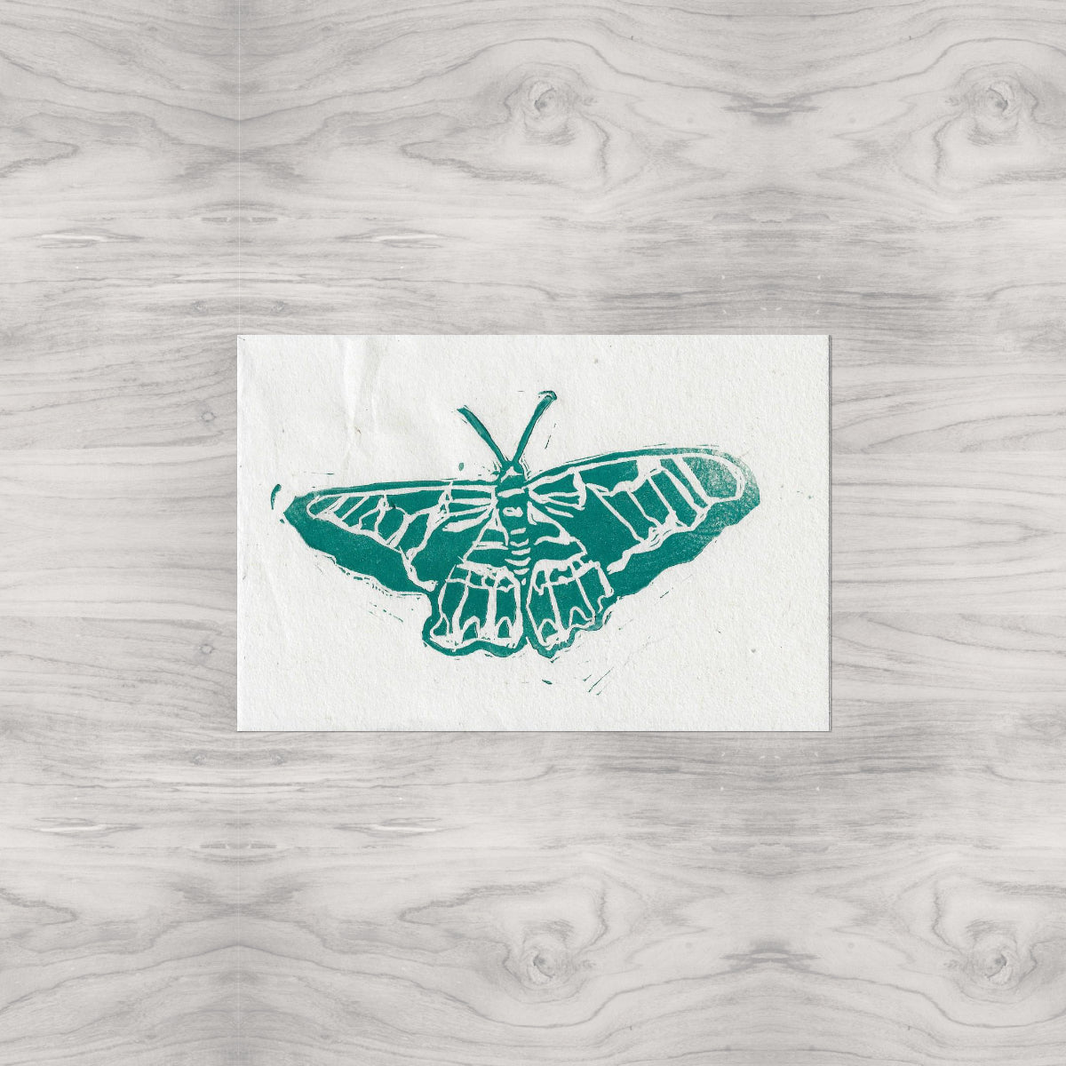 Butterfly Linocut Print