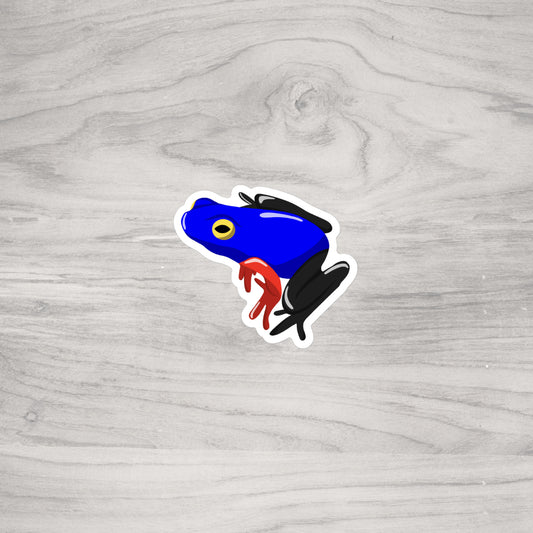 BRB Frog Sticker