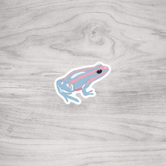 Cotton Candy Frog Sticker