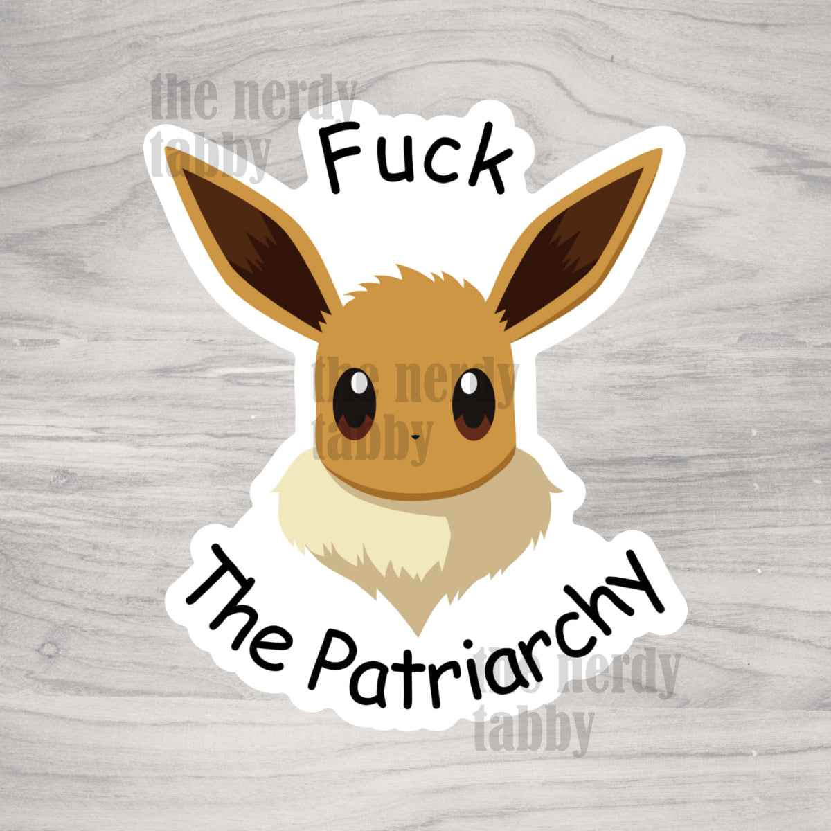 Eevee Crime Sticker