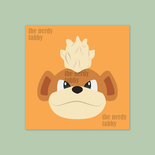 Growlithe Portrait