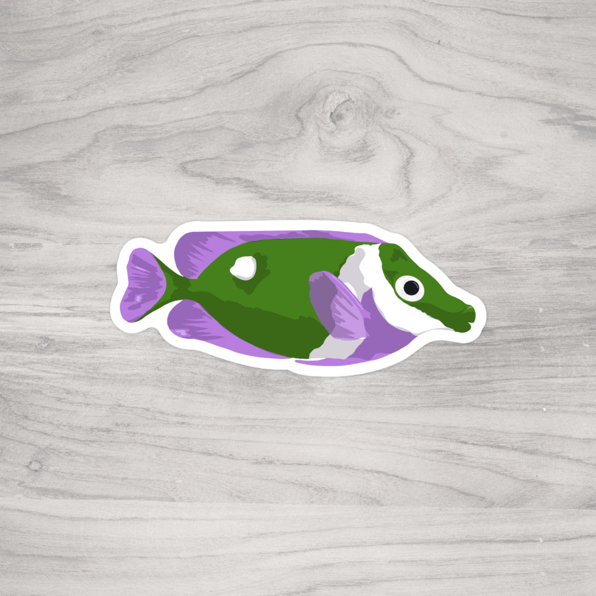 Lavendar Feild Foxface Rabbitfish Sticker