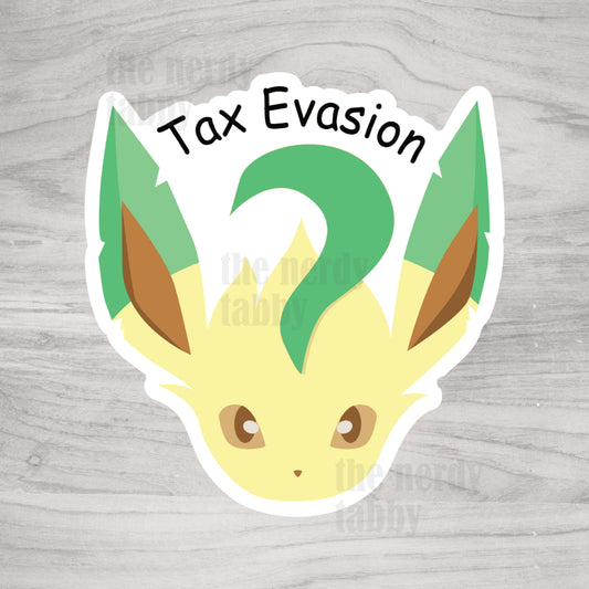 Tax Evasion Sticker