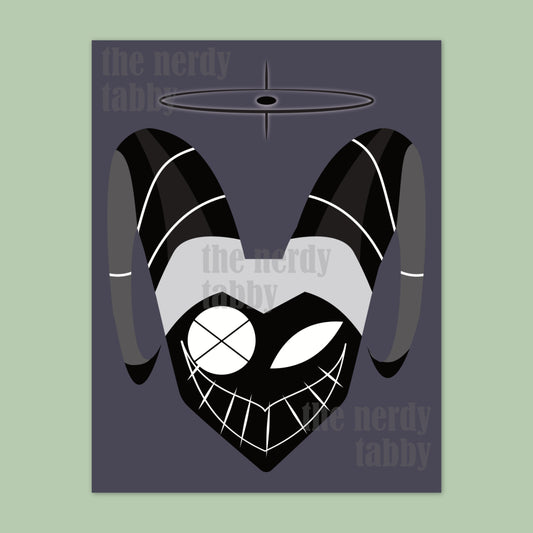 Lute Mask Portrait