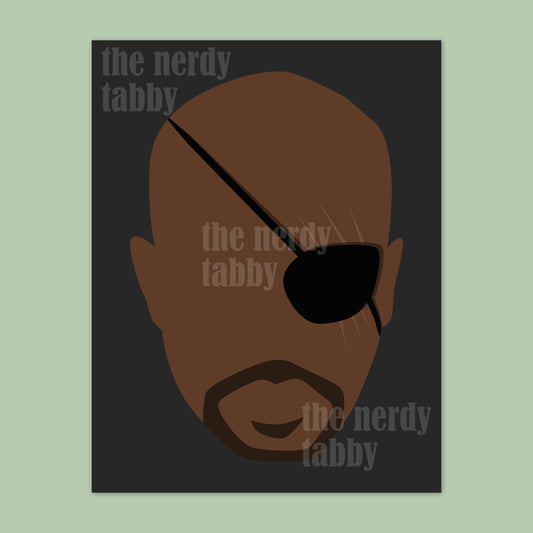 Nick Fury Portrait