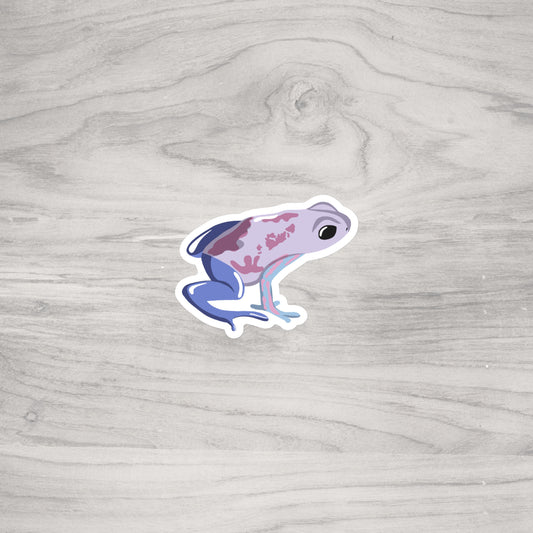 Pastel Berries Frog Sticker
