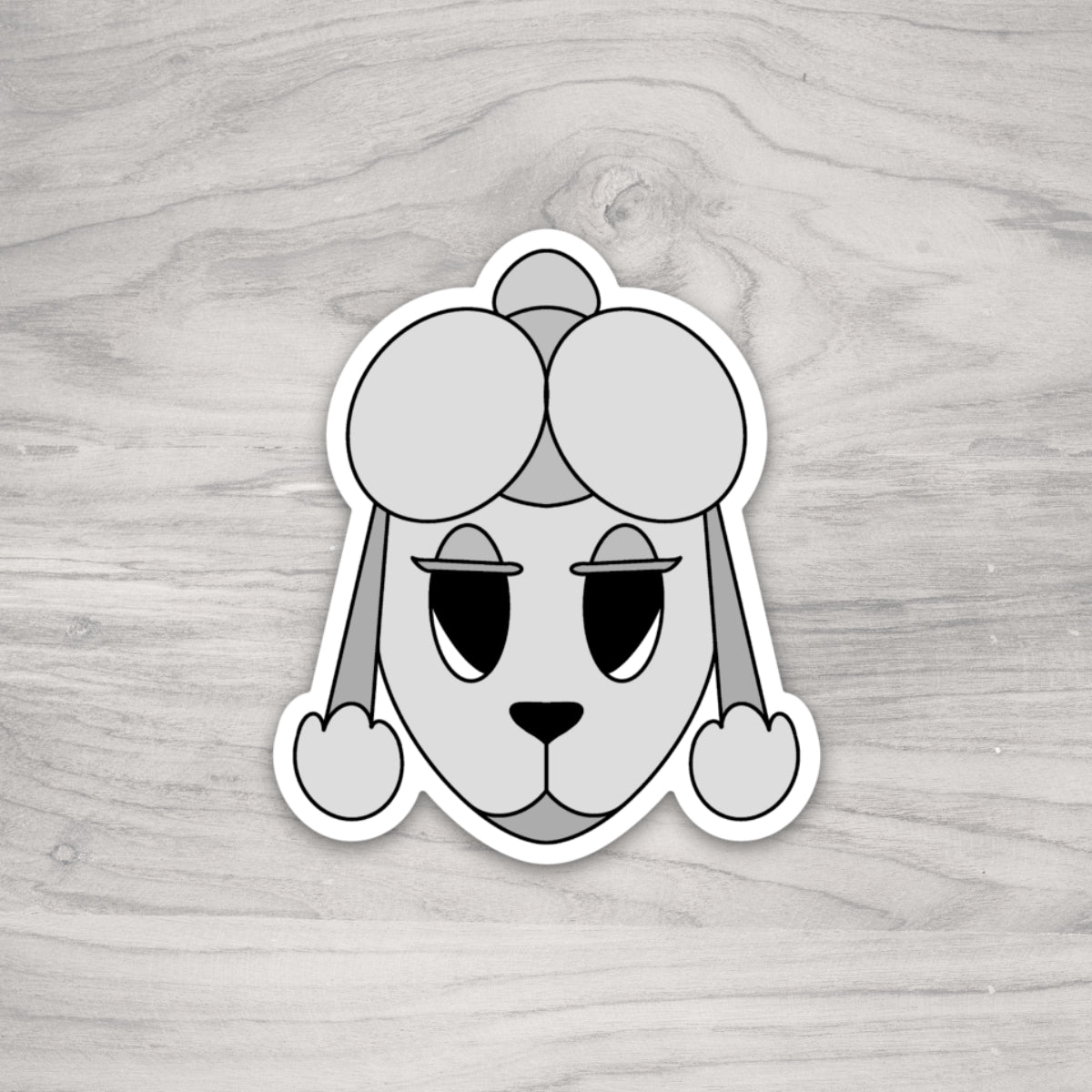 Poodle Sticker