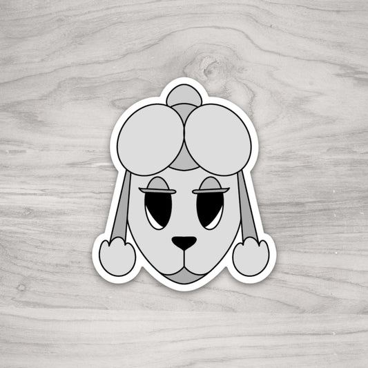 Poodle Sticker