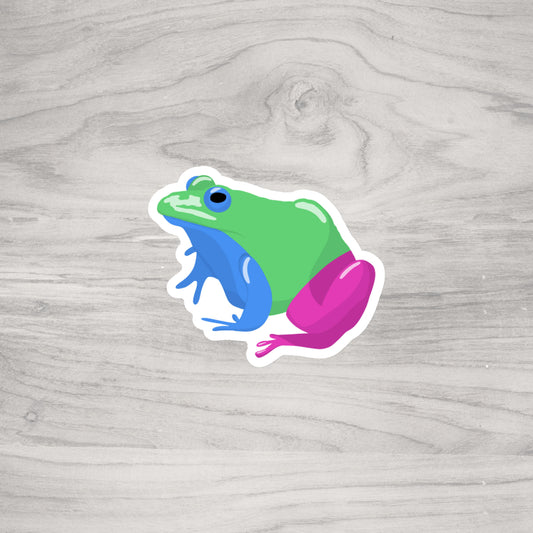 Sour Patch Frog Sticker