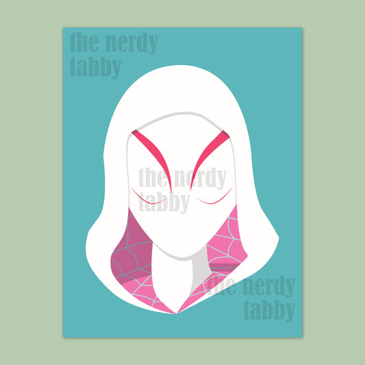 Spider Gwen Mask Portrait