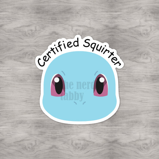 Certified Squirtle Sticker