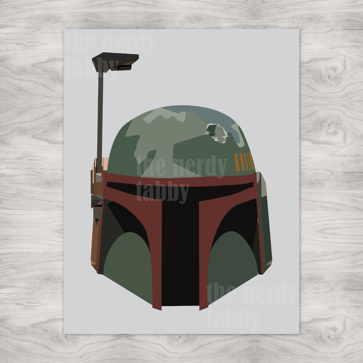 Boba Fett Helmet Portrait