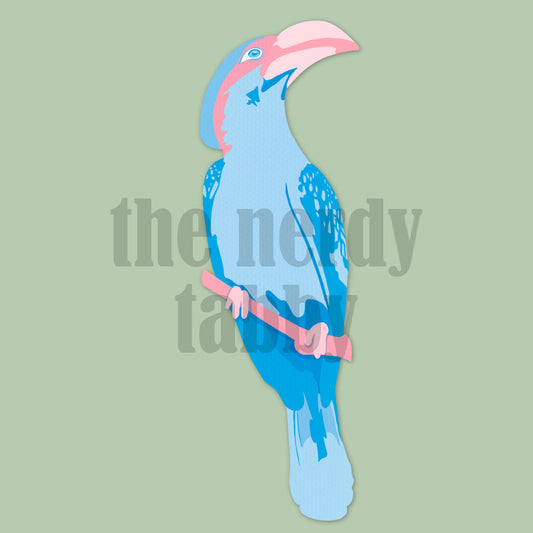 Cotton Candy Bird Sticker