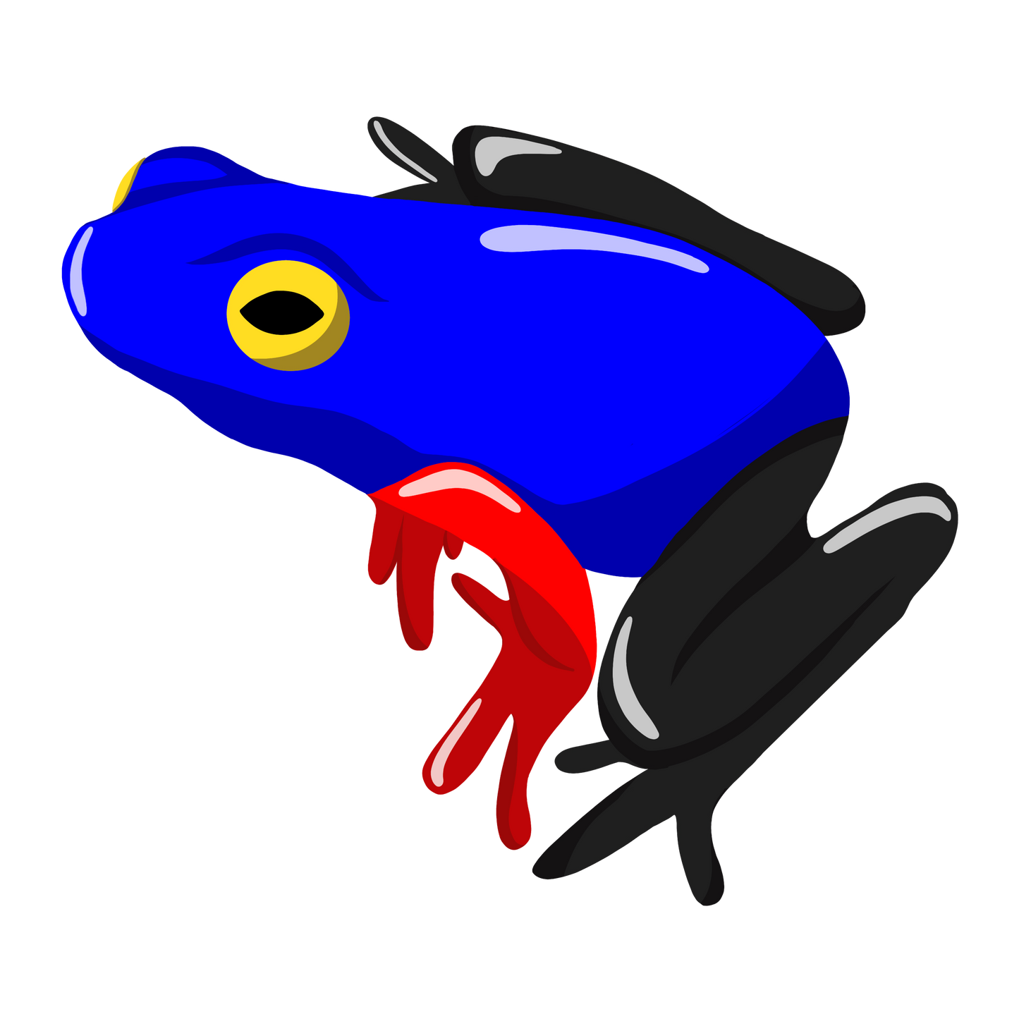 BRB Frog Acrylic Pin