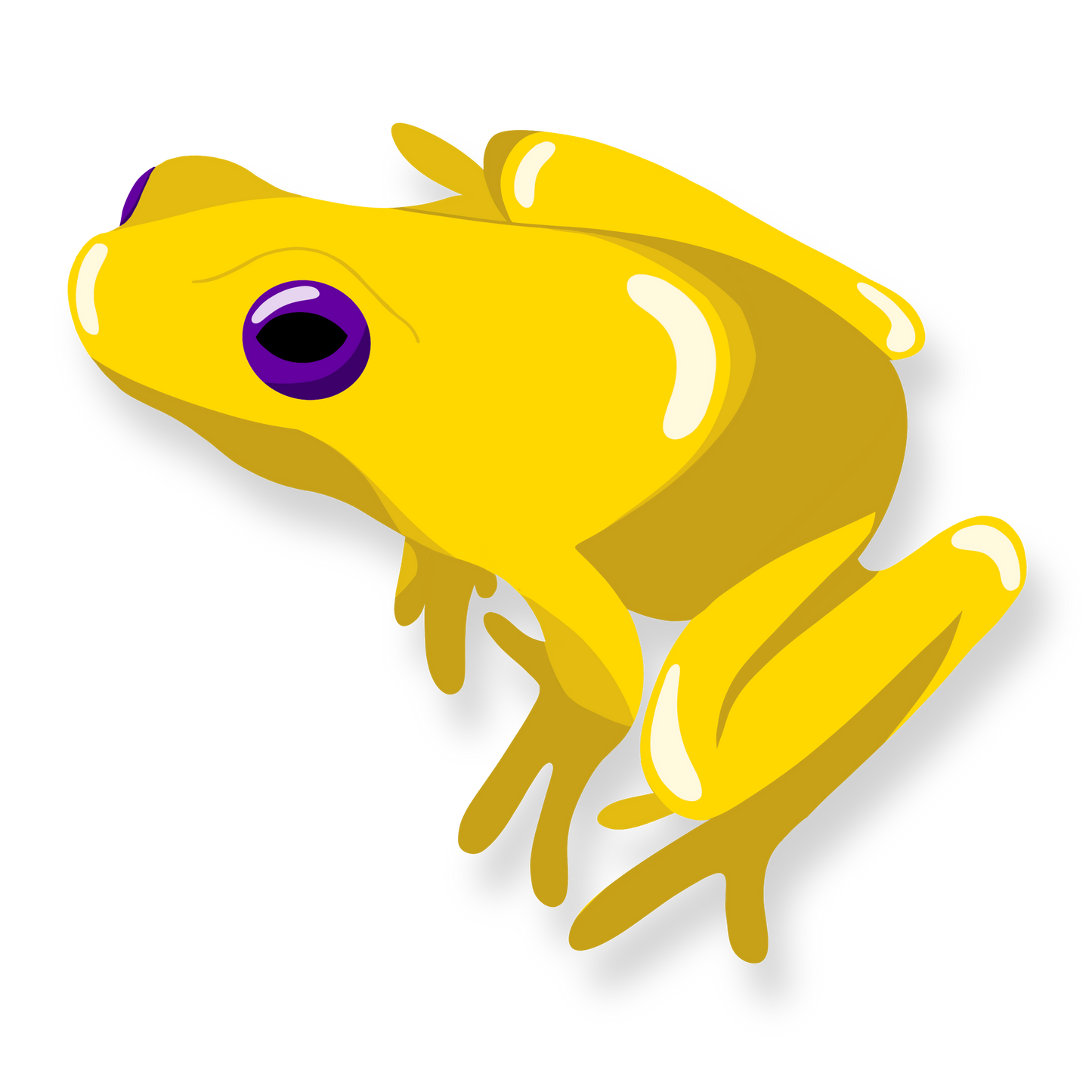 Butter Frog Acrylic Pin