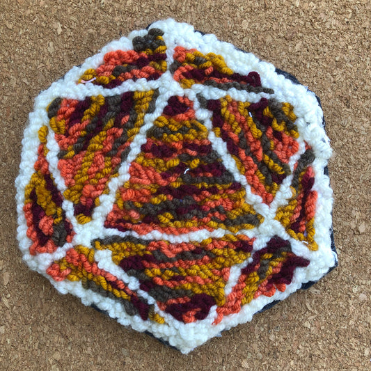 Autumn D20 Mug Rug
