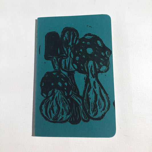 Black Mushroom Small Notebook