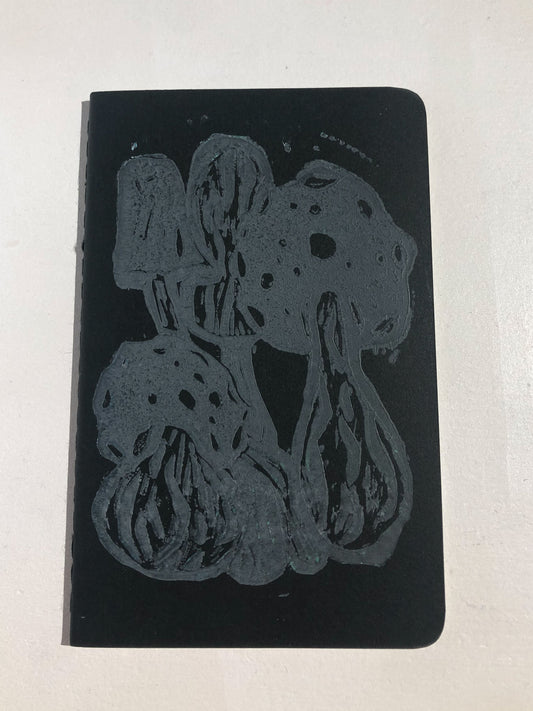 Grey Mushroom Small Notebook