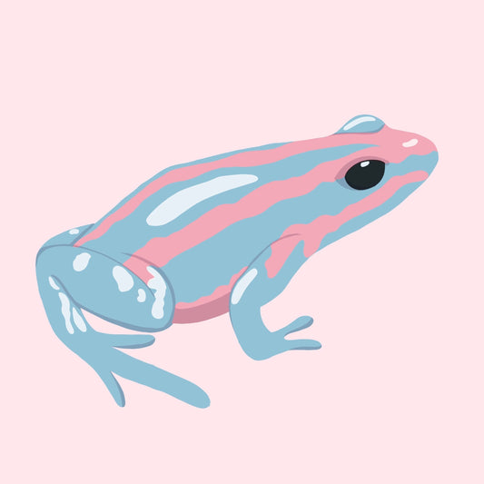 Cotton Candy Frog Print